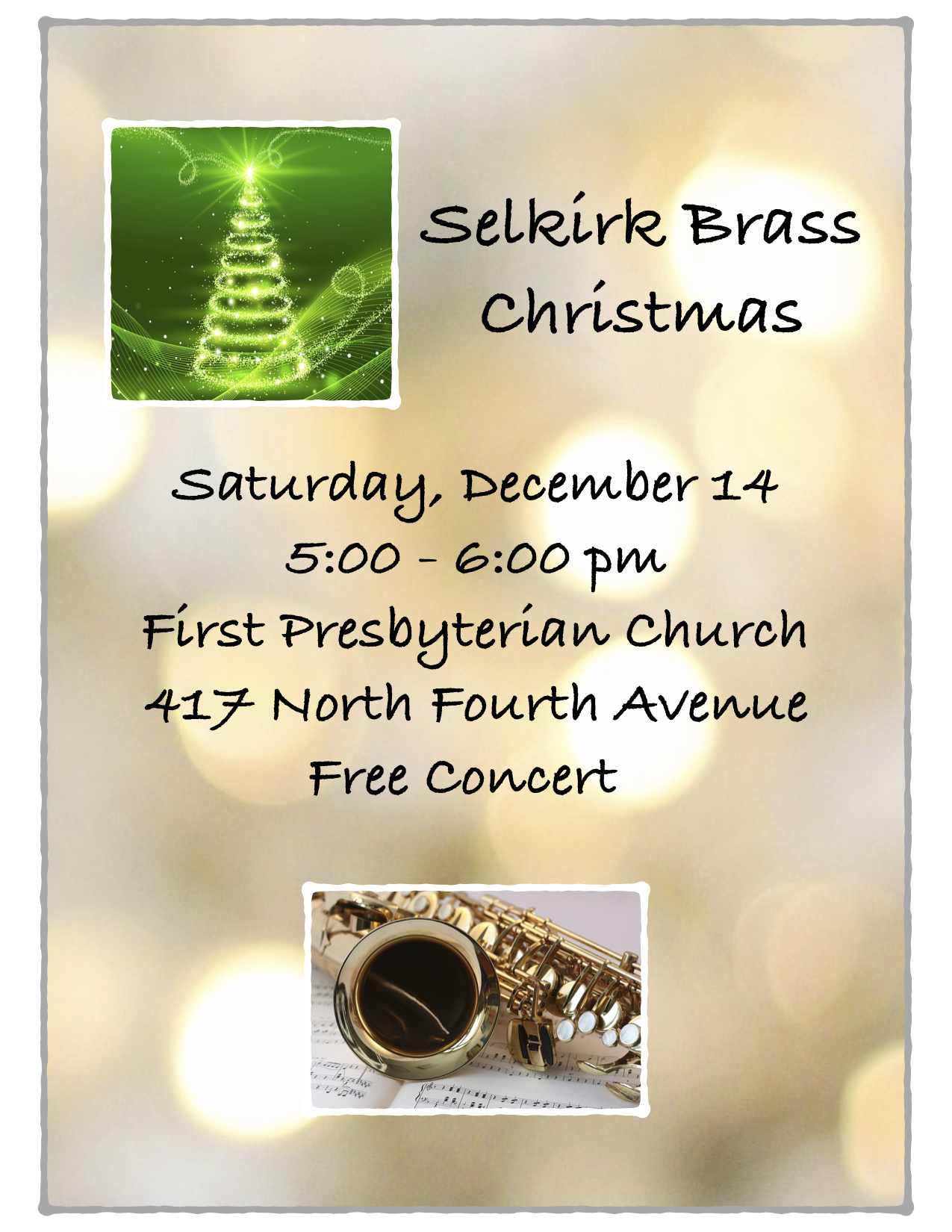 Selkirk Brass Concert 2019 green