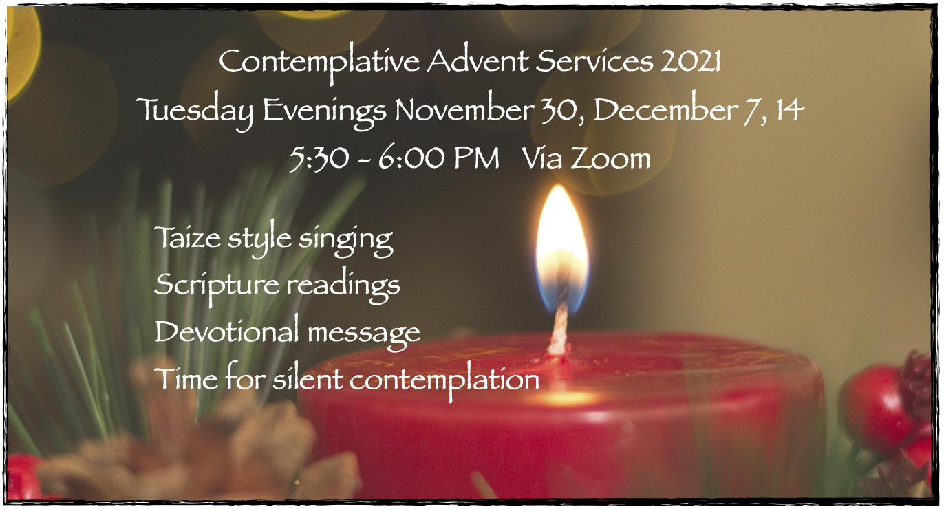 Advent Services 2021 via Zoom